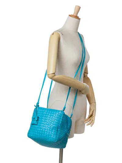 Pre-owned Bottega Veneta 2012-2024 Nappa Intrecciato Cube Crossbody Bag