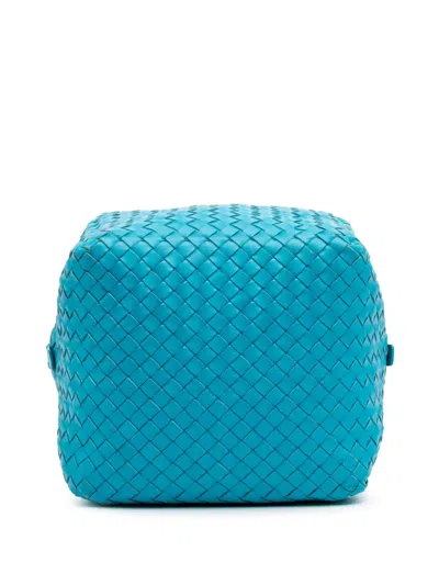 Pre-owned Bottega Veneta 2012-2024 Nappa Intrecciato Cube Crossbody Bag