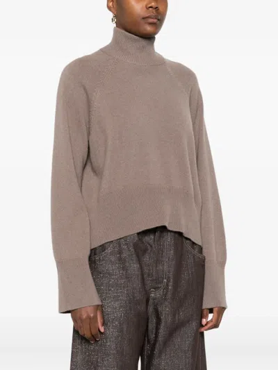 Brunello Cucinelli High-neck Cropped Sweater