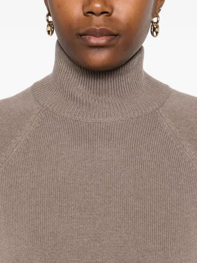 Brunello Cucinelli High-neck Cropped Sweater