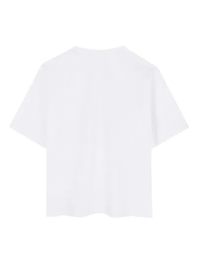 Hugo Boss Boxing Academy-print T-shirt In White