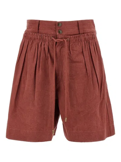 Isabel Marant Ingrid Drawstring High-waist Shorts
