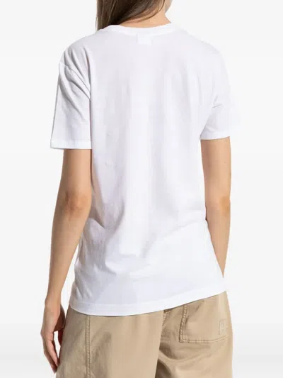 Ps By Paul Smith Ps Paul Smith Poodle Print Cotton T-shirt In White