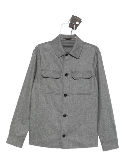 Incotex Gray Shirts In Gray