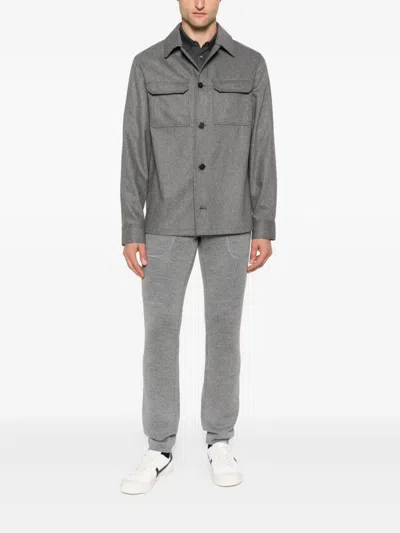 Incotex Gray Shirts In Gray