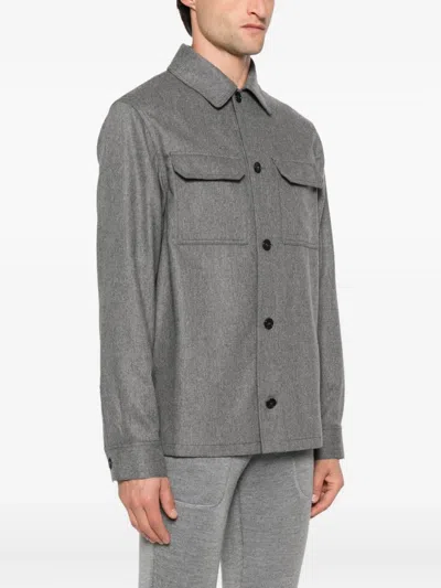 Incotex Gray Shirts In Gray