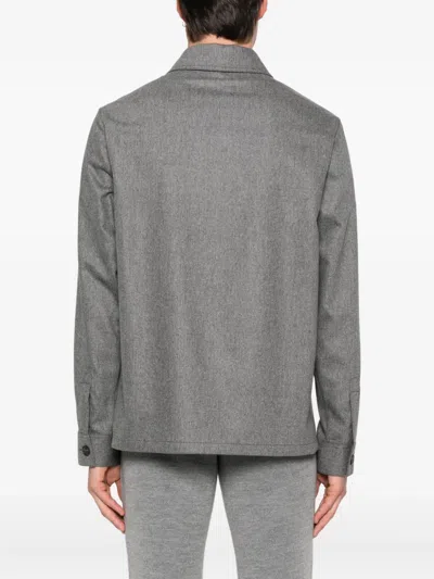 Incotex Gray Shirts In Gray
