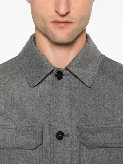 Incotex Gray Shirts In Gray