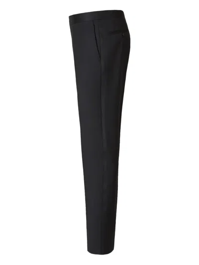 Canali Wool Single-breasted Suit In Black