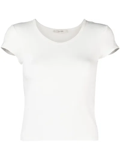 The Row Scoop-neck Cap-sleeve T-shirt