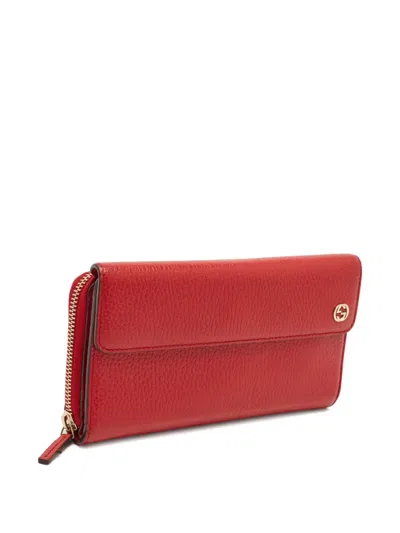 Pre-owned Gucci 2024 Leather Zip Wallet