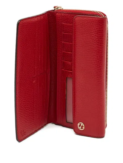 Pre-owned Gucci 2024 Leather Zip Wallet