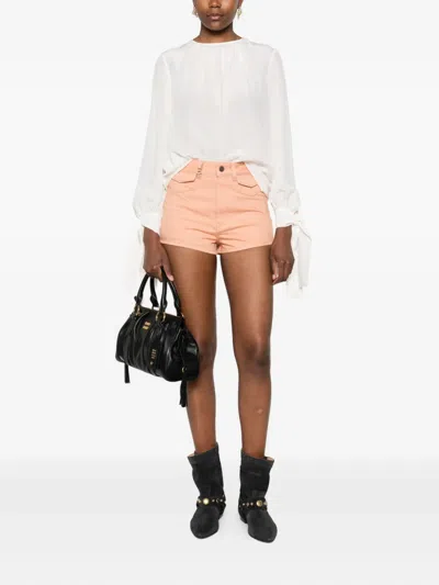 Max Mara Silk Shirts In White