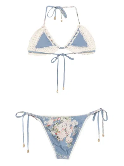 Zimmermann Floral-print Bikini In Multi