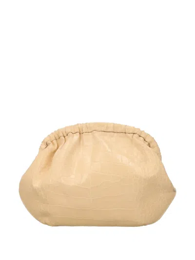 Pre-owned Flavio Castellani 2023  Castellari Cocco Leather Clutch
