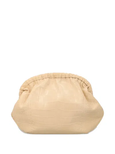 Pre-owned Flavio Castellani 2023  Castellari Cocco Leather Clutch