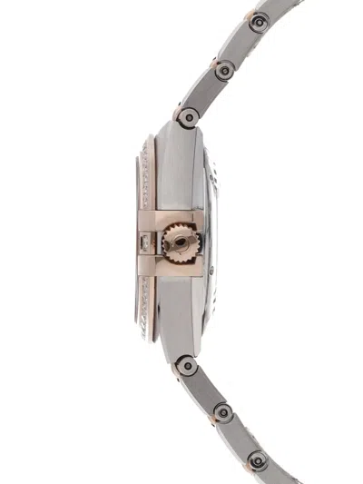 Pre-owned Omega Constellation Manhattan 29毫米腕表（2025年典藏款） In Silver