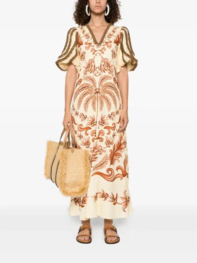 Farm Rio Milani Maxi Dress In Multi