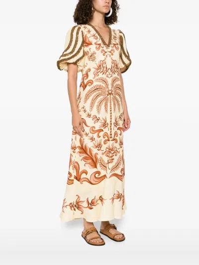 Farm Rio Milani Maxi Dress In Multi