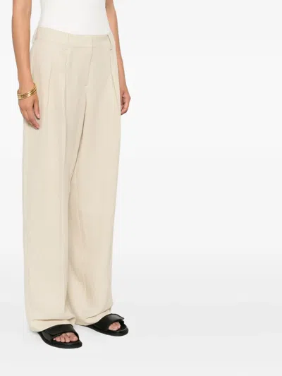 The Frankie Shop Daytona Trousers In Neutral