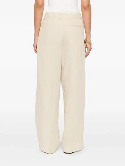 The Frankie Shop Daytona Trousers In Neutral