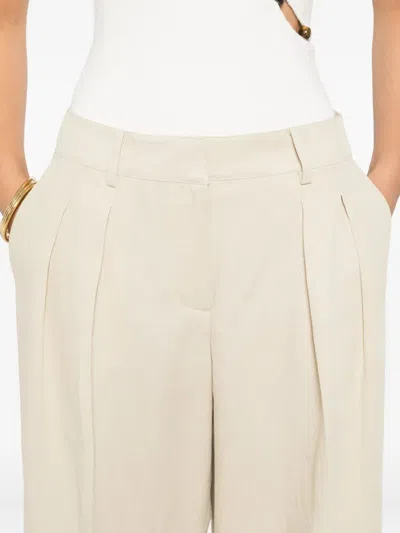 The Frankie Shop Daytona Trousers In Neutral