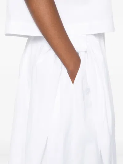 Simone Rocha Bow Hip-detailed Midi Skirt