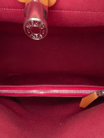 Pre-owned Hermes 2015 Toile Herbag Zip 31 Satchel