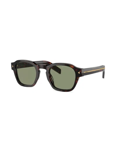Prada Square-frame Sunglasses In Brown