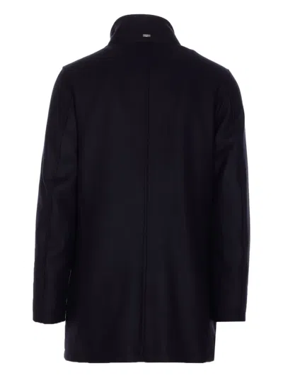 Herno Collar Shearling Removable Pockets Lateral Sleeves Long