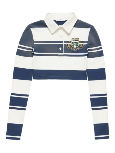 Acne Studios Cropped Long-sleeves Polo Top