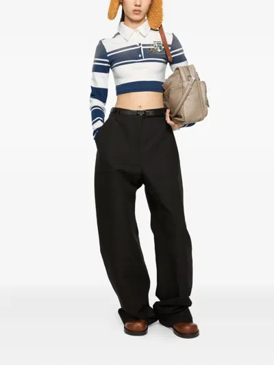 Acne Studios Cropped Long-sleeves Polo Top