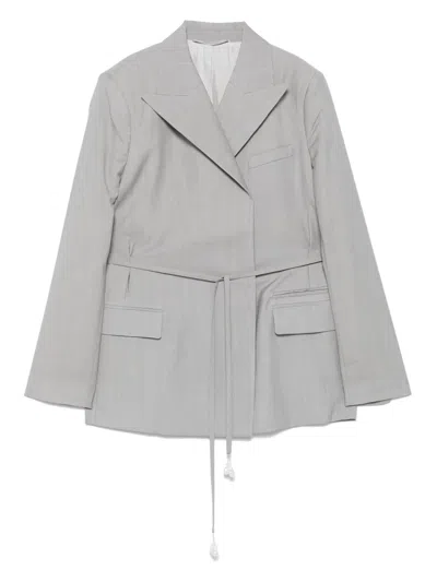 Racil Françoise Wool Blazer In Gray