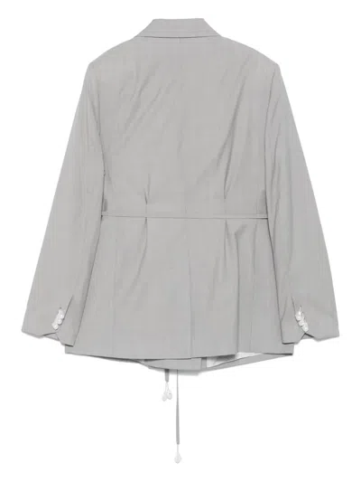 Racil Françoise Wool Blazer In Gray