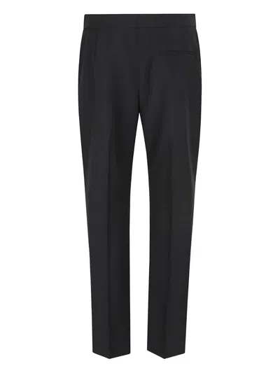 Alexander Mcqueen Tailored Trousers Back Pocket In Black