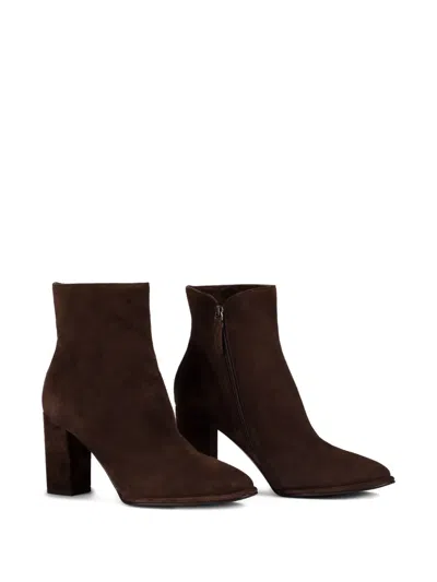 Le Silla 90mm Elsa Ankle Boots In Brown