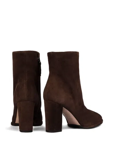Le Silla 90mm Elsa Ankle Boots In Brown