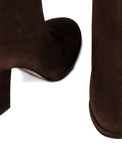 Le Silla 90mm Elsa Ankle Boots In Brown