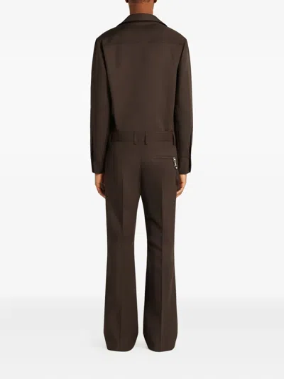 Courrèges Button-up Shirt In Brown