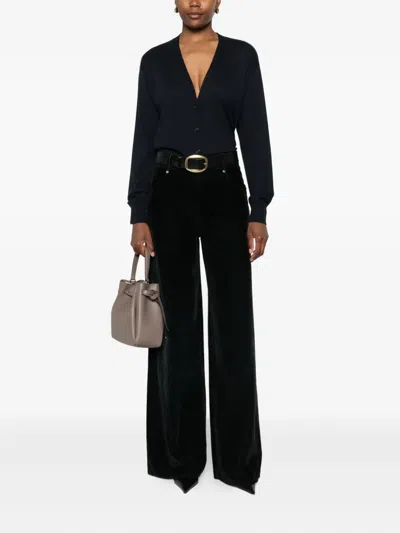 Lisa Yang Button-front Cashmere Cardigan In Black