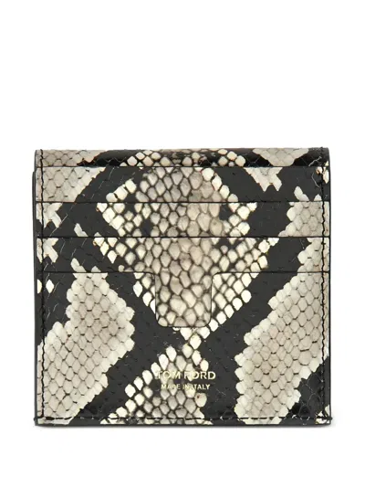Tom Ford Snakeskin-effect Leather Wallet
