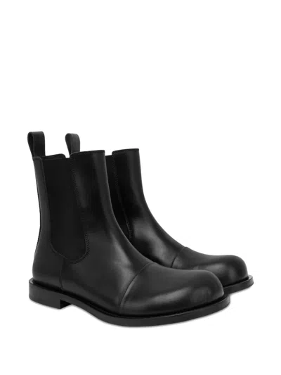 Moschino Chelsea Ankle Boots In Black
