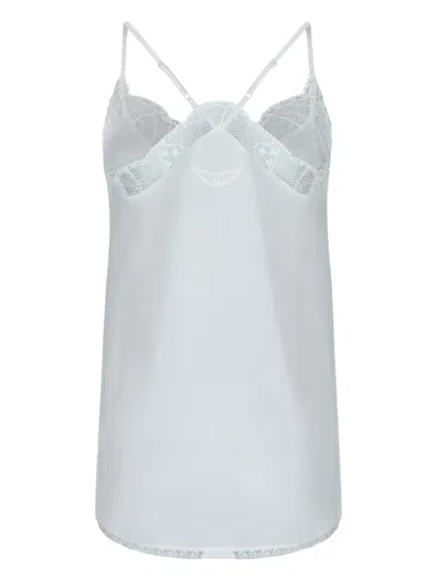 Zadig & Voltaire Christy Silk Top In White