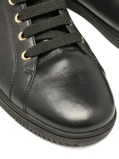 Pre-owned Versace Leather High-top Sneakers
