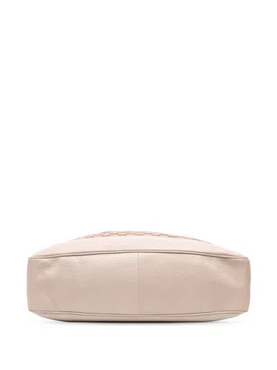 Pre-owned Gucci 2016-2025 Gg Canvas Bamboo Diana Satchel