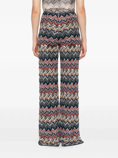 Missoni Zigzag Trousers In Multi