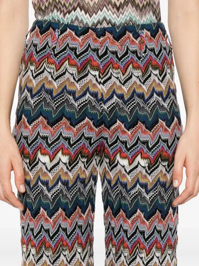 Missoni Zigzag Trousers In Multi
