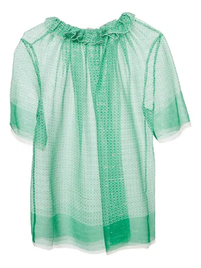 Pre-owned Stella Mccartney Ruffled Top