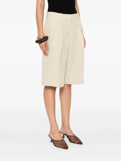 The Frankie Shop Bilbao Shorts In Neutral