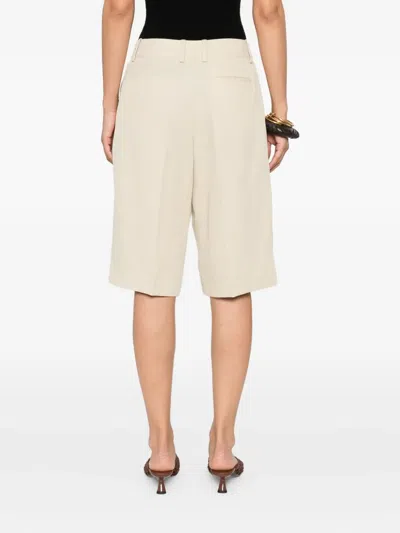 The Frankie Shop Bilbao Shorts In Neutral